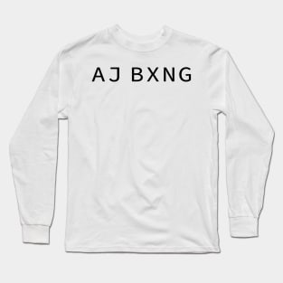 AJ BXNG Anthony Joshua Long Sleeve T-Shirt